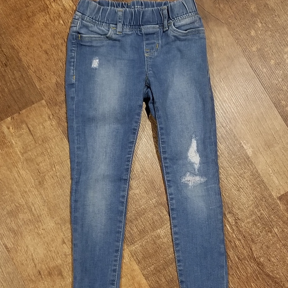 Girls Gap High Stretch Distressed Jeggings